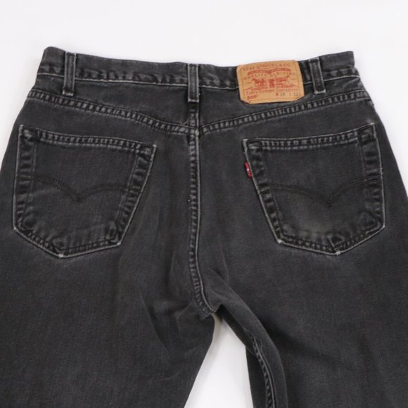 Vintage Levis Regular Fit Straight Leg Jeans Black